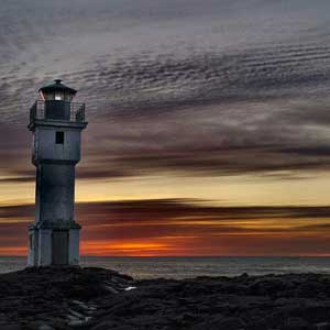 Faro de Akranes, Islandia